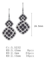 Sterling Silver Semi Mount Earrings Setting Round RD 3.45mm - Syzjewelry